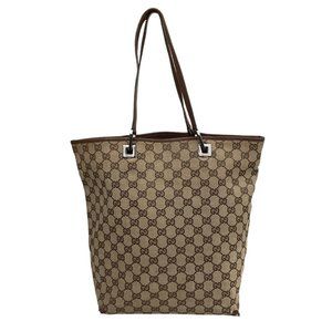 Gucci Tote Bag Brown GG Canvas